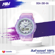 Casio Baby-G นาฬิกาคาสิโอ้เบบี้จี รุ่น BGA-280 (BGA-280-1A สีดำ ，BGA-280-4A，สีพีช BGA-280-7A ，ขาว BG