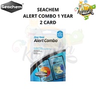 Seachem One Year ALERT COMBO Ammonia Tester and pH Tester (2 Tools) Aquarium Tank Aquarium Tester To