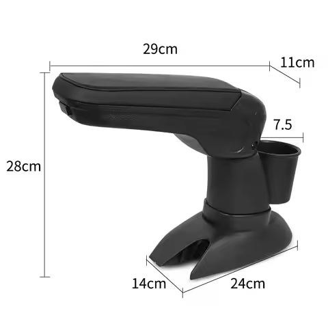 Car Center Console Cover Adjustable Armrest Box Arm Rest Storage Cushion for Mini Cooper R55 R56 R57