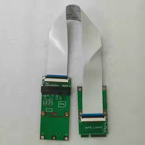 miniPCIe to miniPCIe FFC extension Adapter. mSATA to mSATA FFC extension Adapter. miniPCIe to 4G slo