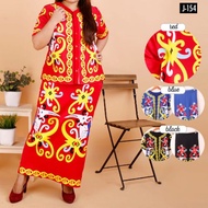 DRESS CORAK ORANG ULU  SIZE M L XL XXL