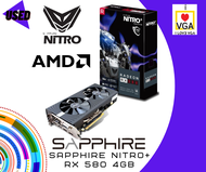 การ์ดจอ SAPPHIRE NITRO+ RX 580 4GB *มือสอง* *มีกล่อง* (ประกันร้าน iloveVGA 30 วัน)