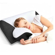 C Shape Memory Foam Neck Pillow Slow Rebound Comfort Sleep Cervical Orthopedic Massage