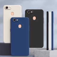 Casing Oppo F7 , solid color OPPO F7 Simple plain color anti drop silicone protective case YT