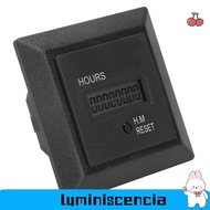 LUMINISCENCIA Digital Display Hour Meter, AC 100-240V HM-1R Hour Timer, Timer Tools 0 to 999999 Hour