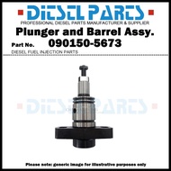 Pump Element Plunger and Barrel Assembly 5673 090150-5673 for Mitsubishi Fuso Canter 4D34 4D34T 4M50