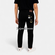 Bgold Celana Chino Pria Premium Panjang 100cm Black Slimfit