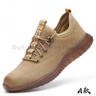 Men Safety Shoes Outdoor Work Shoes Steel Toe Waterproof Shoes RNVK