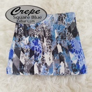 Crepe SQUARE BLUE (0.5M)