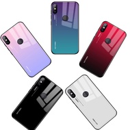 Gradient Case For Xiaomi Redmi K20 6a 5a s2 5plus Note 5 6 7 Pro 4x 4 Xiomi Xiami Case Tempered Glas