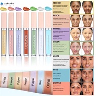 SUCHENHD Foundation Cream, Dark Circles Cover Spot Acne Liquid Concealer,  2.5ML Even Skin Tone Full