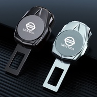 For Nissan Sentra 100% Zinc Alloy Mecha Style Car Seat Belt Extender Buckle Electroplating Clip for 