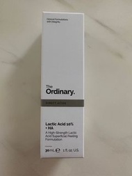 「全新」 The Ordinary  Lactic Acid 10% + HA 溫和去角質乳酸10% 30ml