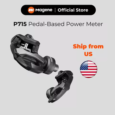 Magene P715 Bike Power Meter Pedals Dual-sided ±1% Power Accuracy Cadence balance for KEO&SPD-SL