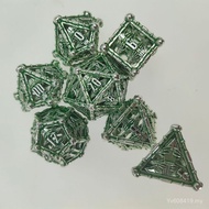 :: Coffin Dice Bright Silver Picture D Hollow Death/Dice Coffin Fluorescent Green/Dice IM// Hollow/"