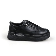 Sepatu Sekolah Wanita Hitam Polos Sepatu Sneaker Wanita Import Korean Fashion Berlaku Bayar Ditempat