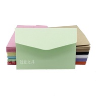 10 Loại Phong Bì Màu Kẹo Nhỏ 10*7CM Hộp Đựng Thẻ Ngân Hàng Nhiều Màu 100 Chiếc Hộp Đựng Phong Bì Đựn