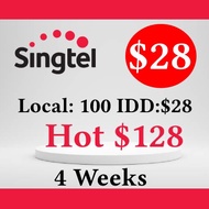 Singtel Ez Hot $128 (Local:$100, IDD:$28)