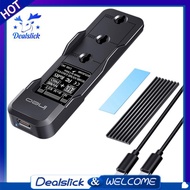 M.2 NVMe &  SSD Case M.2 USB C 20Gbps SSD Enclosure for 2280/2260/2242/2230 M.2 SSD