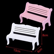 louislifesuperlr 13*8cm Wooden Bench Chair 1:12 Dollhouse Miniature Furniture Garden Decor CCD