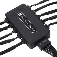 Thermalright PWM Fan Hub PC / ARGB hub. Case Fan Controller 4 Pin 10 fan hub.