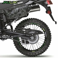 KLX Wheel Sticker Moto Tire waterproof wheel reflective stripe moto decals For KAWASAKI KLX 230R 230