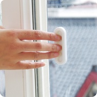 4Pcs Glass Window Drawer Open Auxiliary Door Handles / Sliding Cabinet Wardrobe Self-adhesive Handle Tools