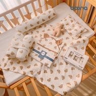 Combo sơ sinh Boona cho bé trai bé gái gồm 6 sản phẩm muslin cao cấp