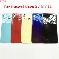 Back battery Cover For Huawei Nova 3 /Nova 3i /3E  Glass Cover Rear Door Housing Case Replacement