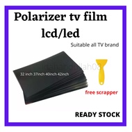 Polarizer tv lcd / led 32" 37" 40" 42" inch tinted tv polarizing film polarize lcd 32 inci polarizer tv 32 lcd film