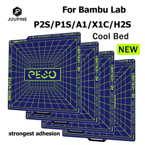 GECO Plate PLA Printplate for Bambu Lab P2S P1S P1P X1C H2D H2S A1 A1 Mini Build Pate Cold Bed Stron