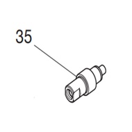 Spindle untuk Makita HS300 HS301D 325983-6