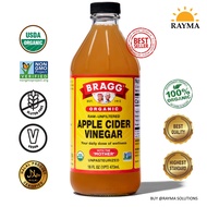 BRAGG Raw-Unfiltered Organic Apple Cider Vinegar with the 'Mother'