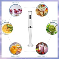 (QZPD) Immersion Blender 300-Watt Turbo Stick Hand Blender, Powerful Ice Crushing Design Purees Smoothies, EU Plug