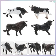 4 Pcs Models Miniature Figurines Wild Animals Farm Toys Educational Interactive junshaoyipin