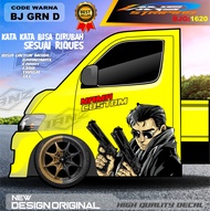 DECAL STIKER PINTU TRAGA / DECAL PINTU GRANMAX / STIKER MOBIL PICK UP