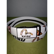 Buckle Leather Belt.Evisu