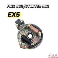 HONDA EX5 HIGH POWER FUEL COIL STARTER COIL STATOR COMP MAGNET COIL + PLATE COMPLETE SET MAGNET COIL