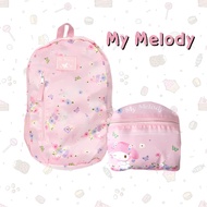 Ready To Go Anywhere Sanrio Foldable Backpack Shop Work There Are 2 Compartments And A Water Bottle 