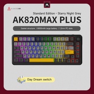 AJAZZ AK820 Max Plus 75% Hotswap Tri-mode Wireless Mechanical Keyboard with RGB and Volume Knob (Scr