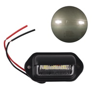 2pcs 6LED Truck License Plate Light Car Truck Bus Trailer Tail Lamp Side Bulb12-24V Motorcycle Signal Light