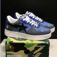 A Bathing Ape (BAPE) BAPE STA Lightning star Low cut casual shoes Couple sports shoes