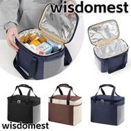 WISDOMEST Insulated Lunch Bag Portable Travel Adult Kids Lunch Box