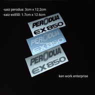 Sticker perodua ex850 ex660 #0164 perodua kancil car sticker accessories