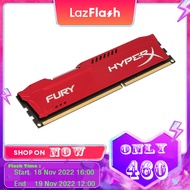 Red HyperX Fury 4GB 8GB DDR3 2133MHz 1600MHz หน่วยความจำสำหรับเล่นเกมเดสก์ท็อป (HX316C10F/8) PC3-128