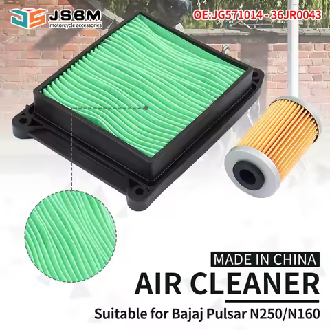 JSBM Motobike Replacement Engine Intake Cleaner Element Air Filters Oil Filter For Bajaj Pulsar N250