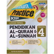 MAXIMUM PRACTICE KSSM LATIHAN TOPIKAL PENDIDIKAN AL-QURAN & AL-SUNNAH TINGKATAN 4