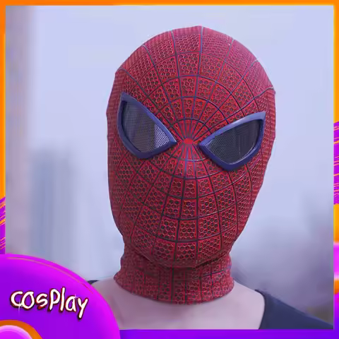 Spider Man Cos Mask Halloween Cosplay Props Movie Superhero Peter Adult Wearable Mask High Quality H