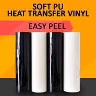 [READY STOCKS] BLACK & WHITE HEAT TRANSER VINYL / VINYL HITAM / VINYL PUTIH / VINYL BAJU / Heat Pres