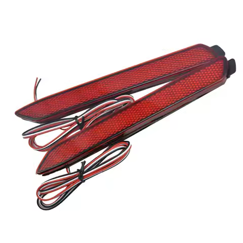 For Toyota Wish Sienna Camry Reiz Verso harrier fortuner Reflector 2x LED back Tail Rear Bumper Ligh